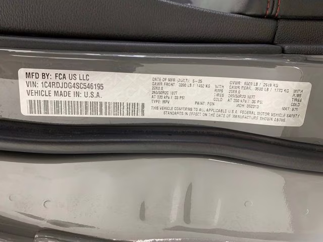 2025 Destroyer Gray Clearcoat Dodge Durango GT Plus AWD SUV