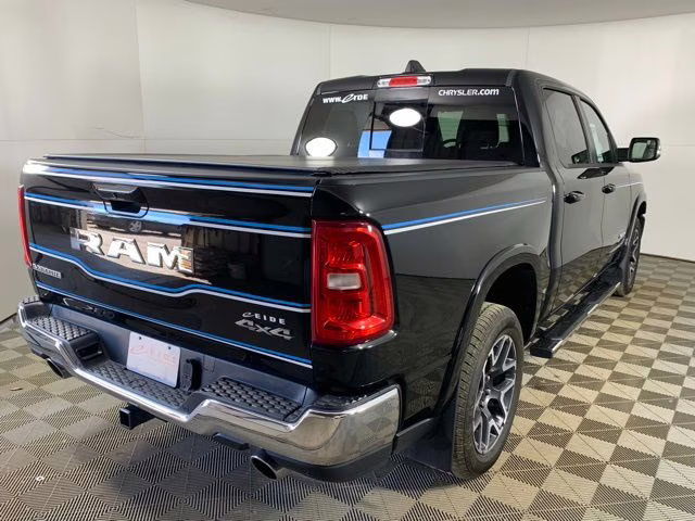 2025 Diamond Black Crystal Pearlcoat Ram 1500 Laramie 4X4 Truck