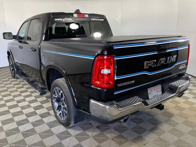 2025 Diamond Black Crystal Pearlcoat Ram 1500 Laramie 4X4 Truck