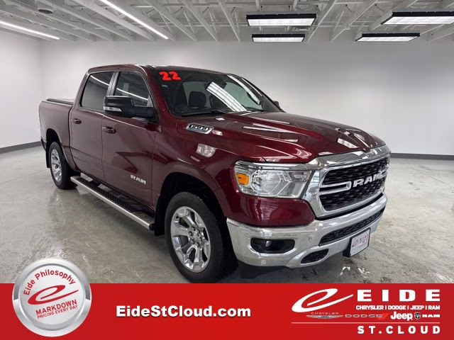 2022 Delmonico Red Pearlcoat Ram 1500 Big Horn 4X4 Truck