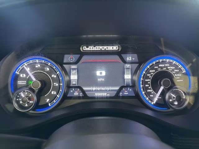 2022 Patriot Blue Pearlcoat Ram 1500 Limited 4X4 Truck