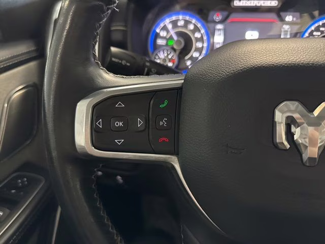 2022 Patriot Blue Pearlcoat Ram 1500 Limited 4X4 Truck