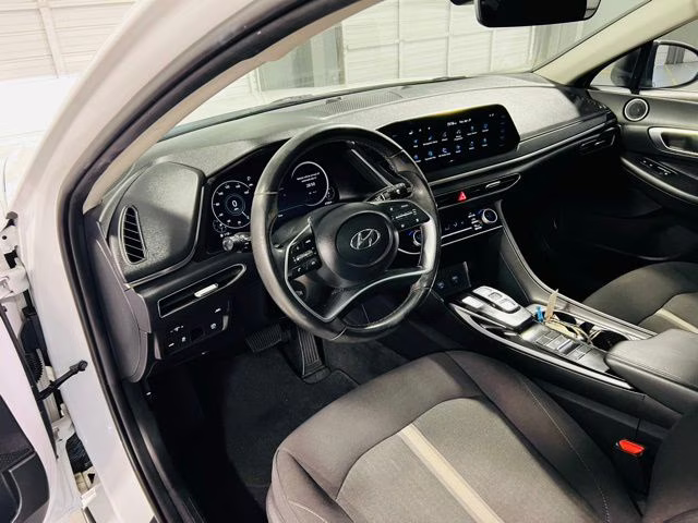 2023 Serenity White Hyundai Sonata SEL FWD Sedan