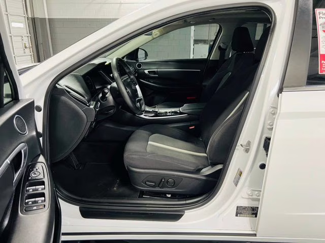2023 Serenity White Hyundai Sonata SEL FWD Sedan