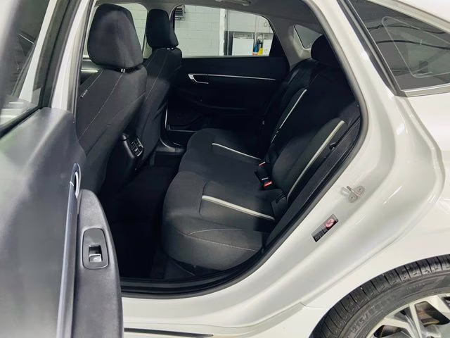 2023 Serenity White Hyundai Sonata SEL FWD Sedan