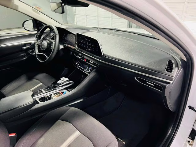 2023 Serenity White Hyundai Sonata SEL FWD Sedan