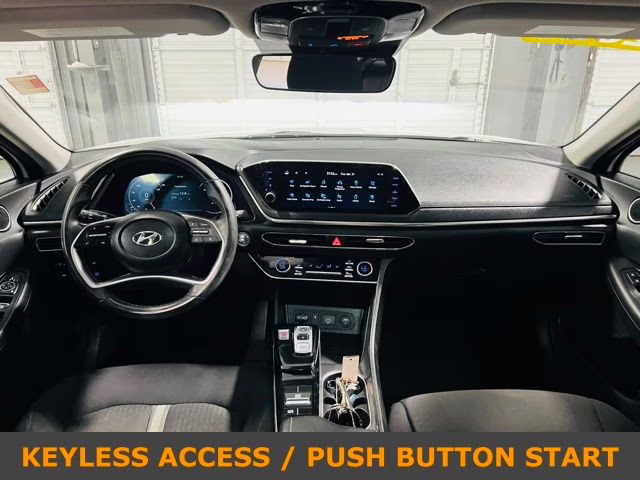 2023 Serenity White Hyundai Sonata SEL FWD Sedan