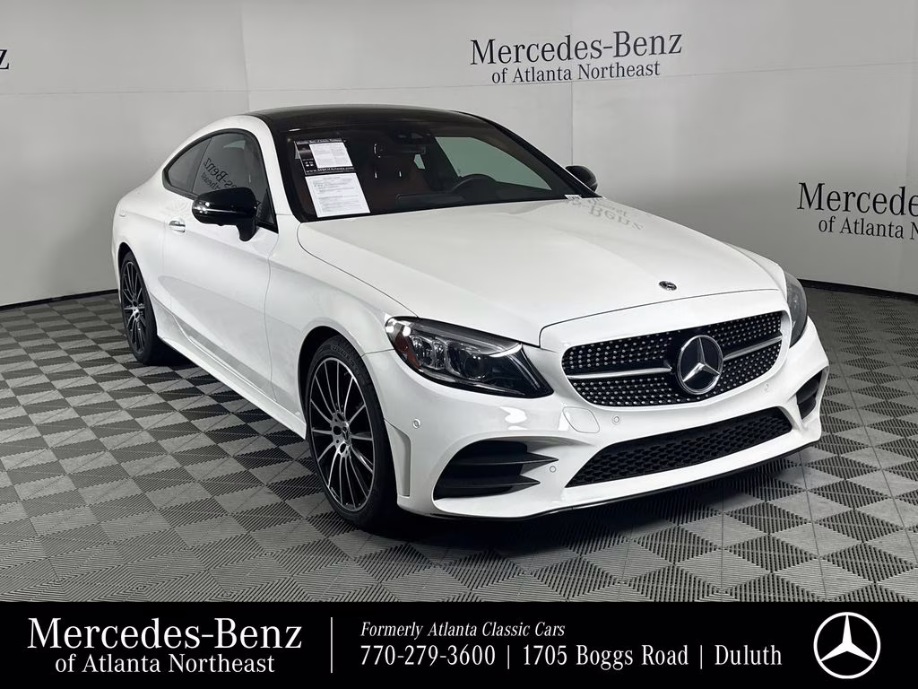 2022 Polar White Mercedes-Benz C-Class C 300 RWD Coupe