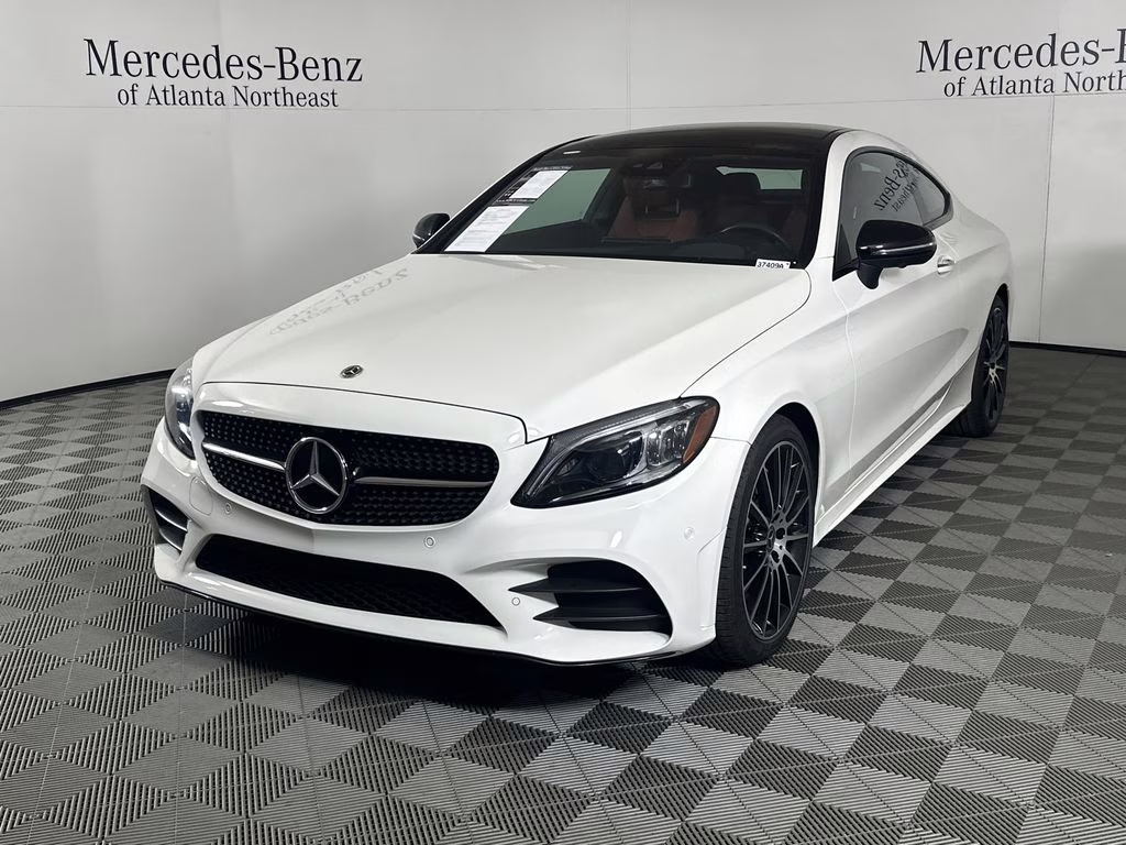 2022 Polar White Mercedes-Benz C-Class C 300 RWD Coupe