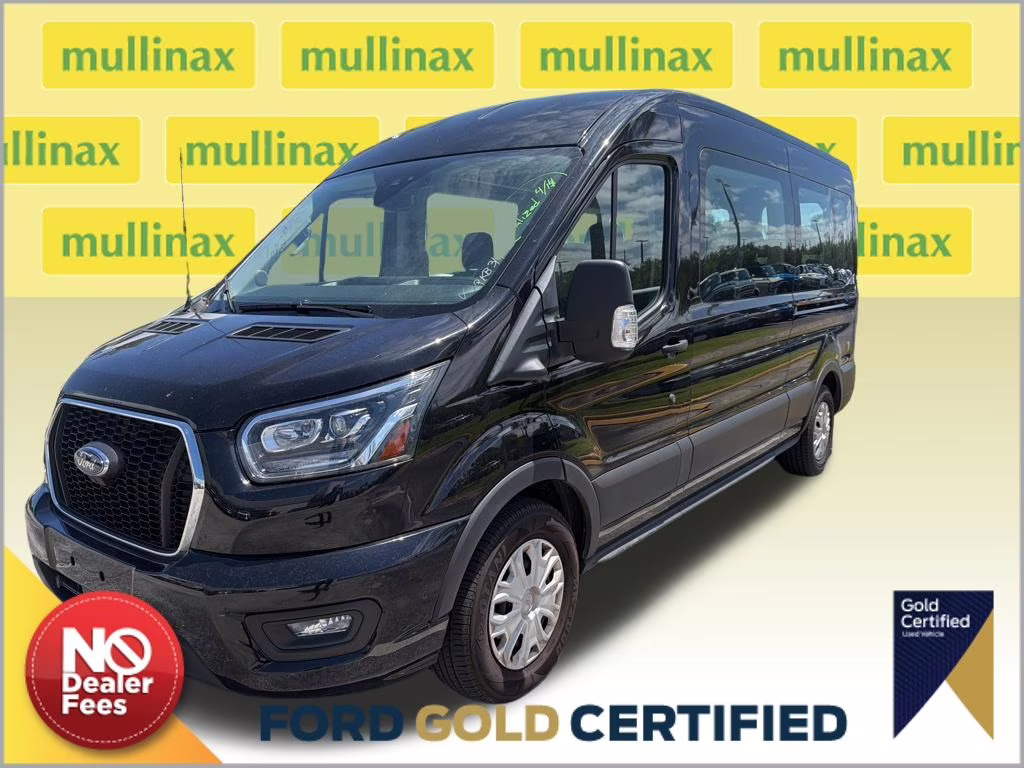 2023 Black Metallic Ford Transit-350 XLT RWD Crossover