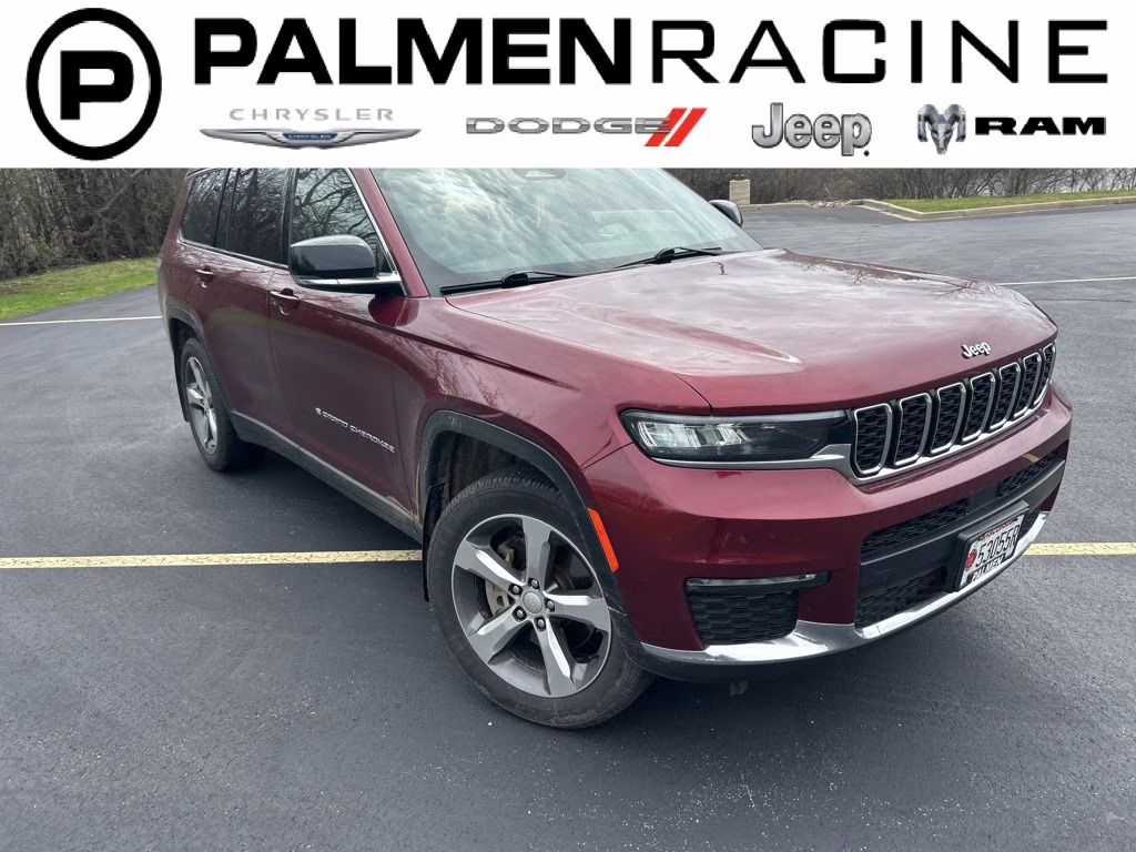 2021 Velvet Red Pearlcoat Jeep Grand Cherokee L Limited 4X4 SUV