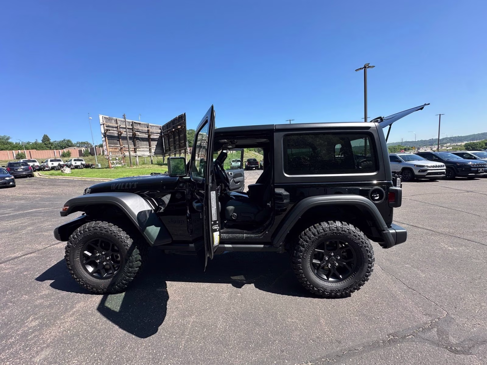 2026 Black Clearcoat Jeep Wrangler Willys 4X4 SUV