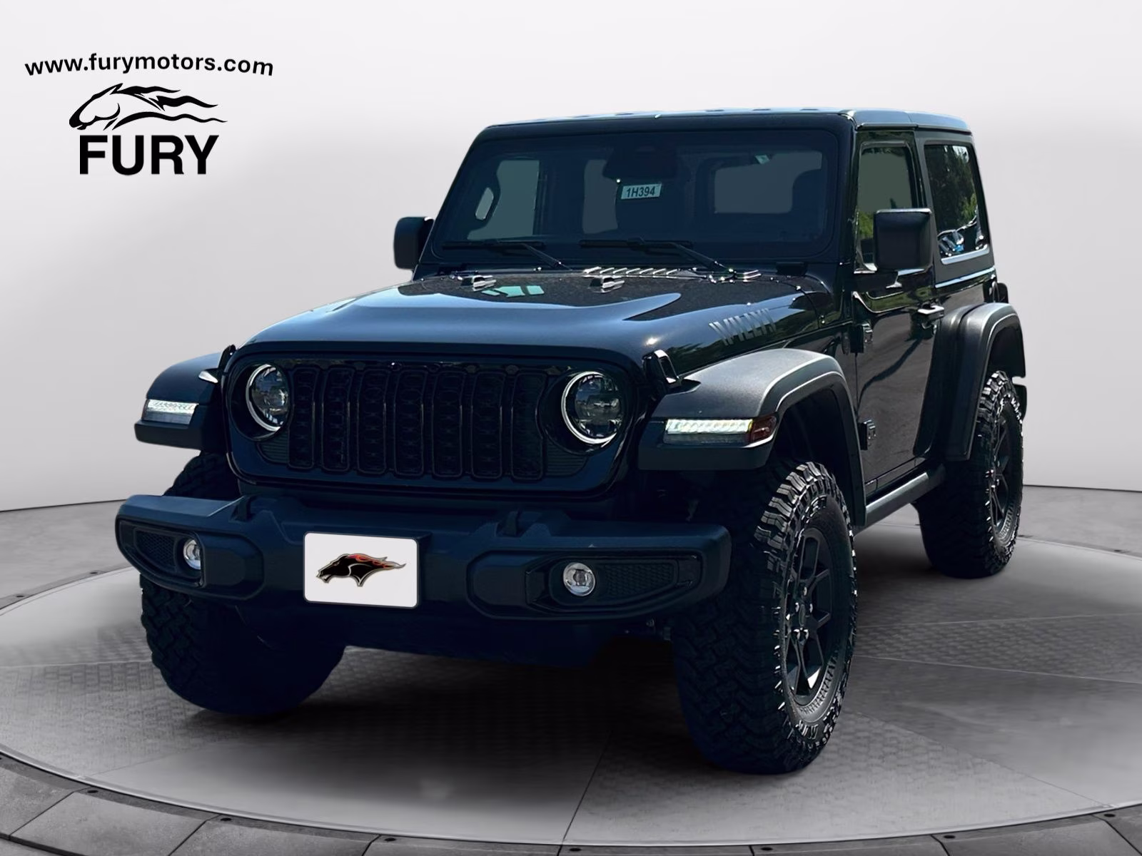 2026 Black Clearcoat Jeep Wrangler Willys 4X4 SUV