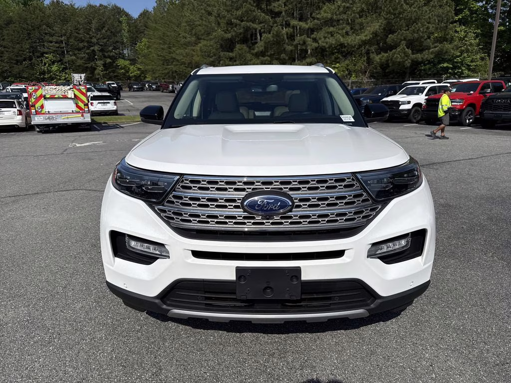 2022 White Metallic Ford Explorer Limited 4X4 SUV