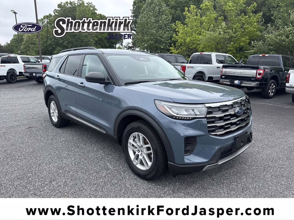 2025 Vapor Blue Ford Explorer Active 4X4 SUV