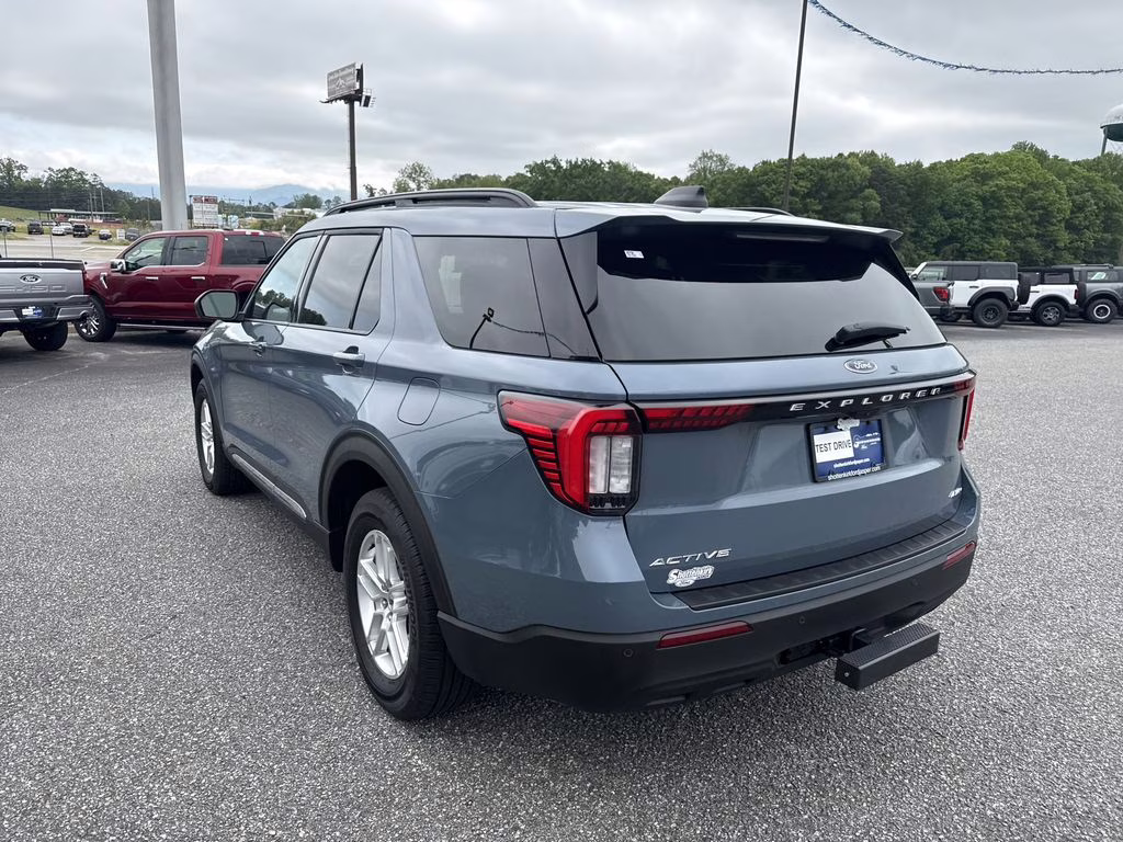 2025 Vapor Blue Ford Explorer Active 4X4 SUV
