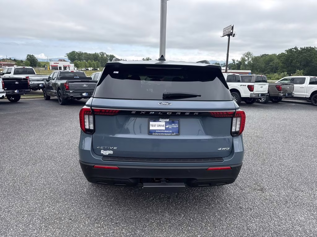2025 Vapor Blue Ford Explorer Active 4X4 SUV
