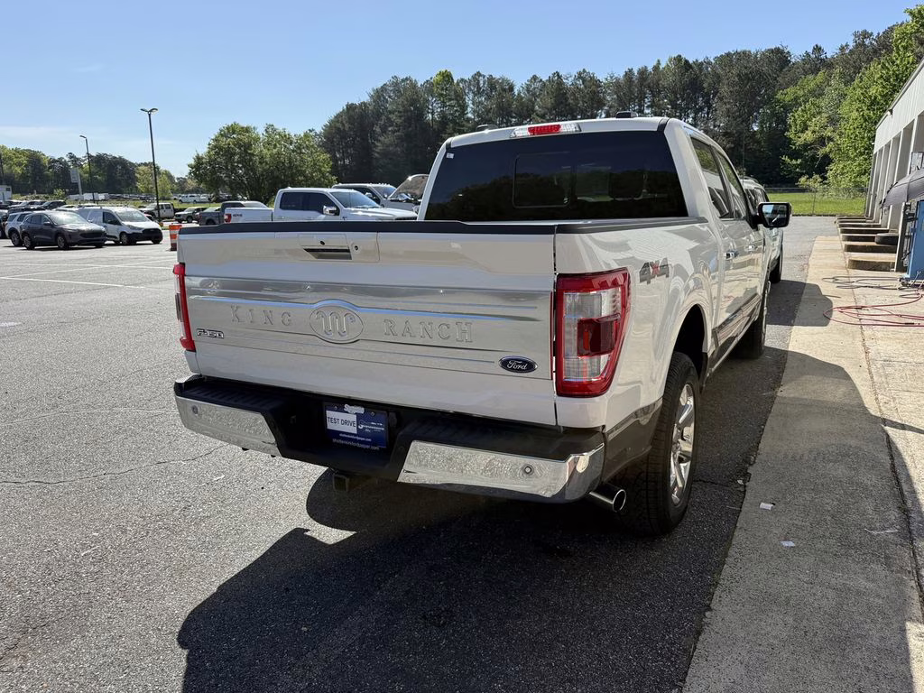 2023 Star White Metallic Tri-Coat Ford F-150 King Ranch 4X4 Truck