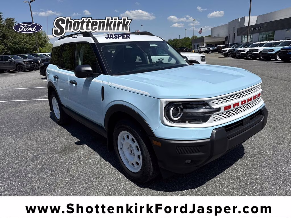2025 Robins Egg Blue Ford Bronco Sport Heritage 4X4 SUV