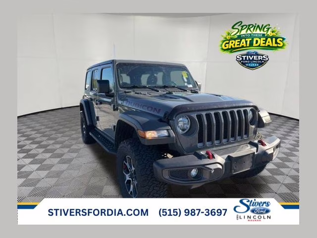 2020 Sting-Gray Clearcoat Jeep Wrangler Unlimited Rubicon 4X4 SUV
