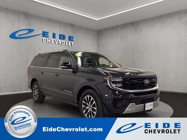 2025 Gray Metallic Ford Expedition Max Platinum 4X4 SUV
