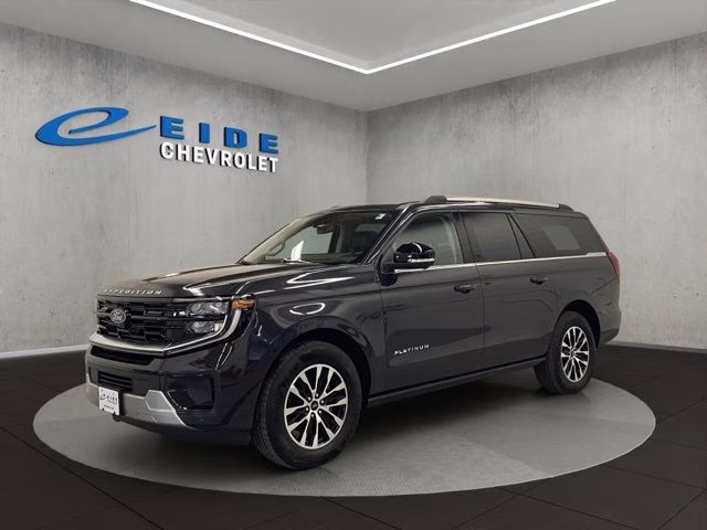 2025 Gray Metallic Ford Expedition Max Platinum 4X4 SUV