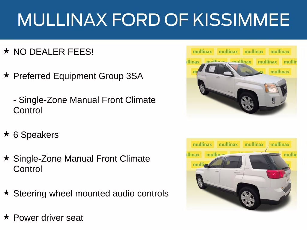 2012 Olympic White GMC Terrain SLE-1 FWD SUV