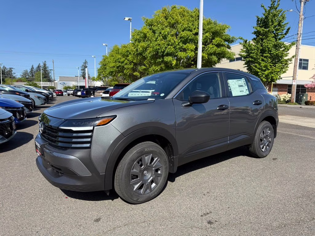 2026 Gun Metallic Nissan Kicks S FWD SUV