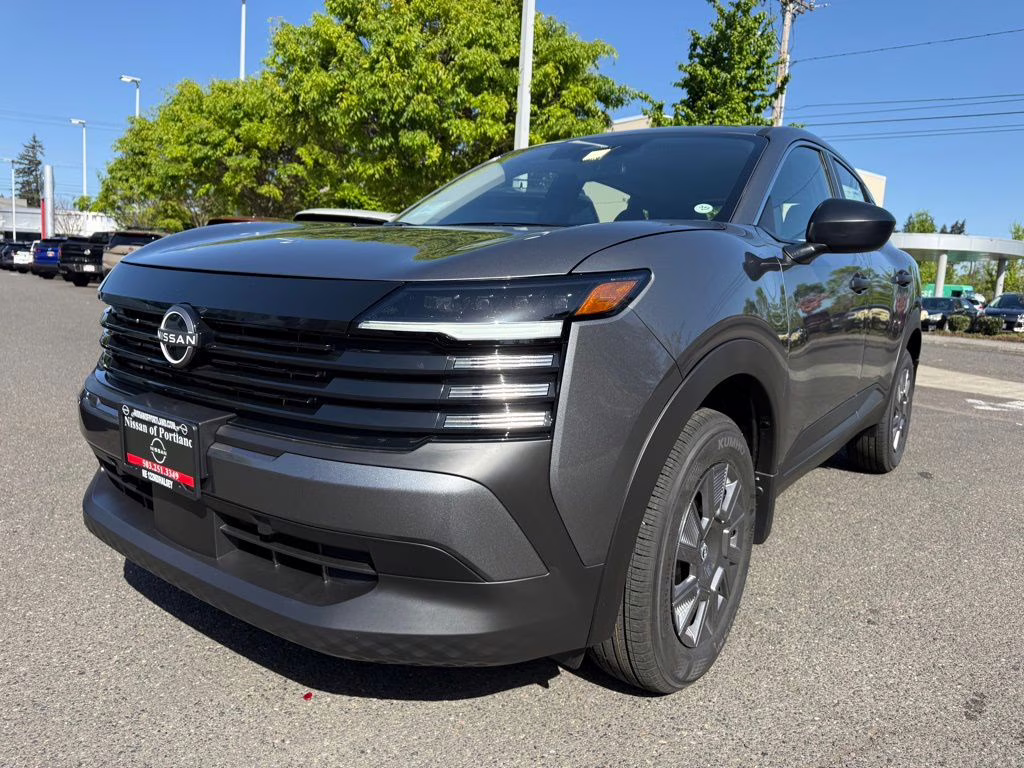 2026 Gun Metallic Nissan Kicks S FWD SUV