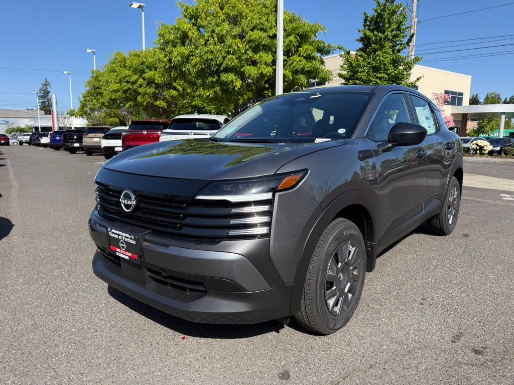 2026 Gun Metallic Nissan Kicks S FWD SUV