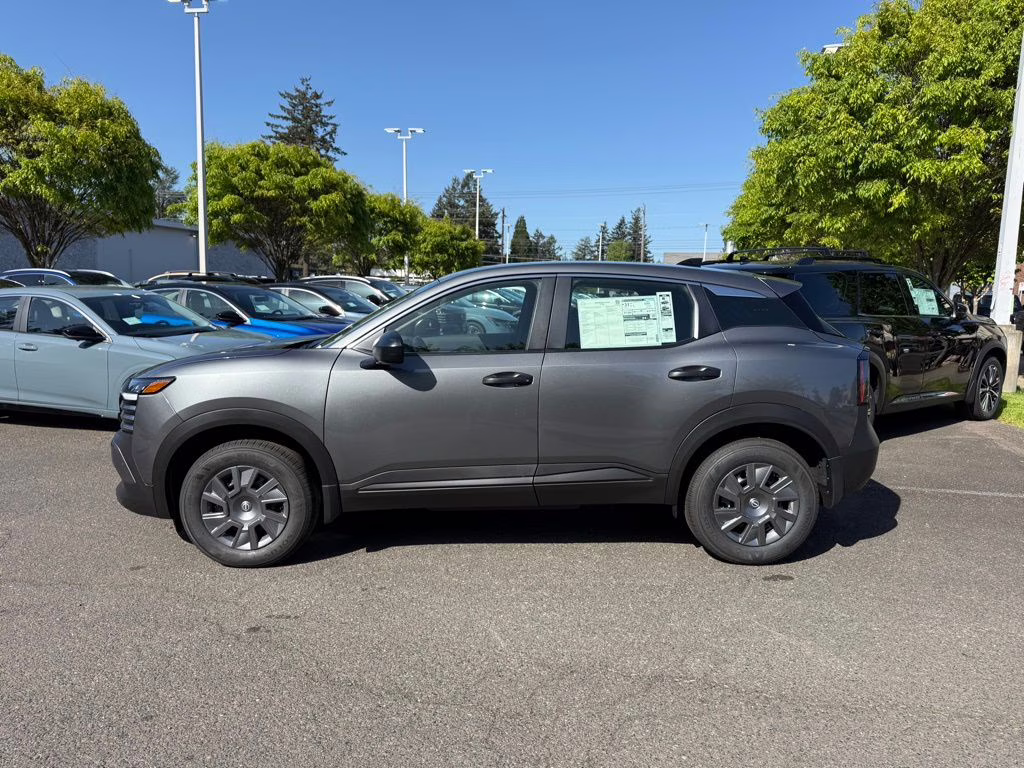 2026 Gun Metallic Nissan Kicks S FWD SUV
