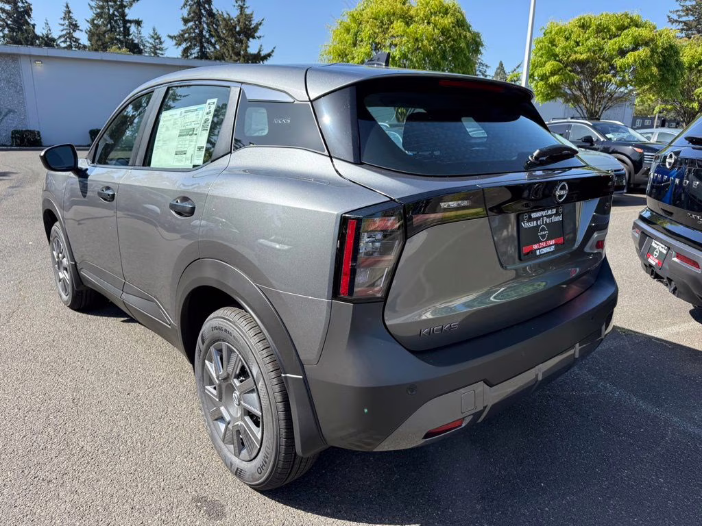 2026 Gun Metallic Nissan Kicks S FWD SUV