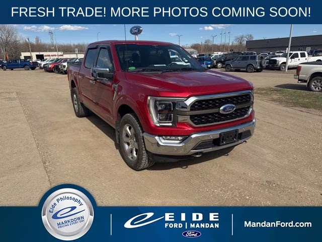 2023 Rapid Red Metallic Tinted Clearcoat Ford F-150 King Ranch 4X4 Truck