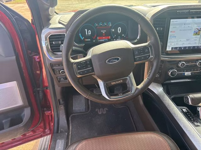2023 Rapid Red Metallic Tinted Clearcoat Ford F-150 King Ranch 4X4 Truck