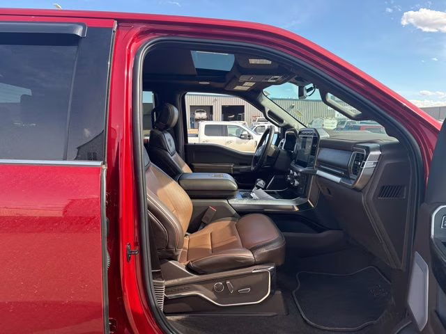 2023 Rapid Red Metallic Tinted Clearcoat Ford F-150 King Ranch 4X4 Truck