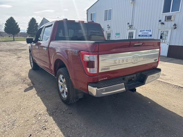 2023 Rapid Red Metallic Tinted Clearcoat Ford F-150 King Ranch 4X4 Truck