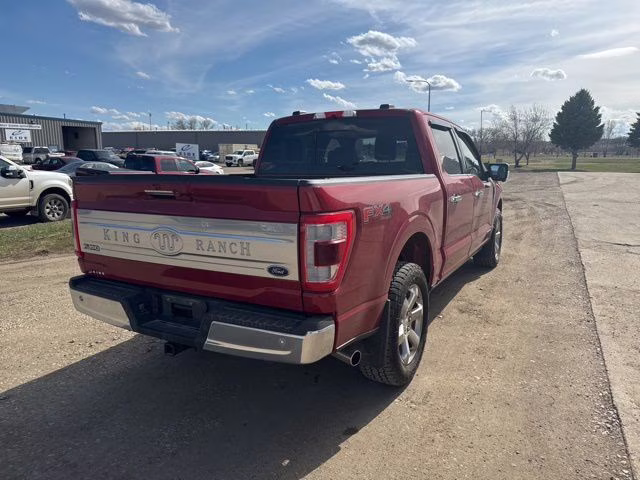 2023 Rapid Red Metallic Tinted Clearcoat Ford F-150 King Ranch 4X4 Truck