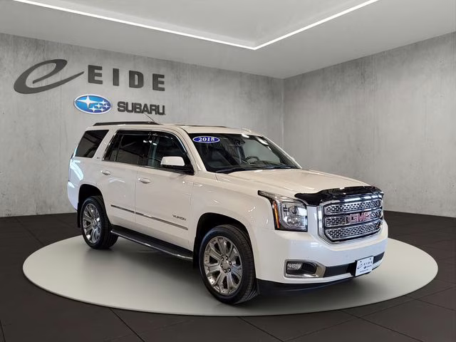 2018 White Frost Tricoat GMC Yukon SLT 4X4 SUV