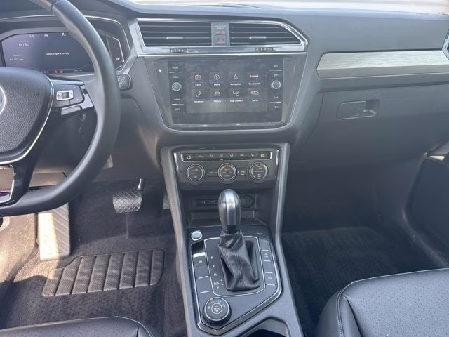 2020 Platinum Gray Metallic Volkswagen Tiguan SE R-Line Black AWD SUV