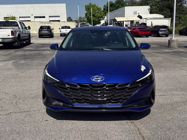 2023 Intense Blue Hyundai Elantra Hybrid Limited FWD Sedan
