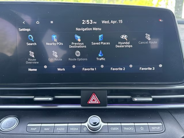 2023 Intense Blue Hyundai Elantra Hybrid Limited FWD Sedan