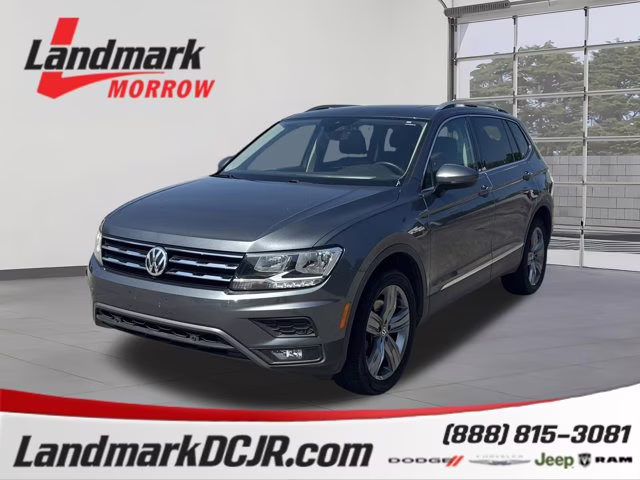 2020 Platinum Gray Metallic Volkswagen Tiguan SE R-Line Black AWD SUV