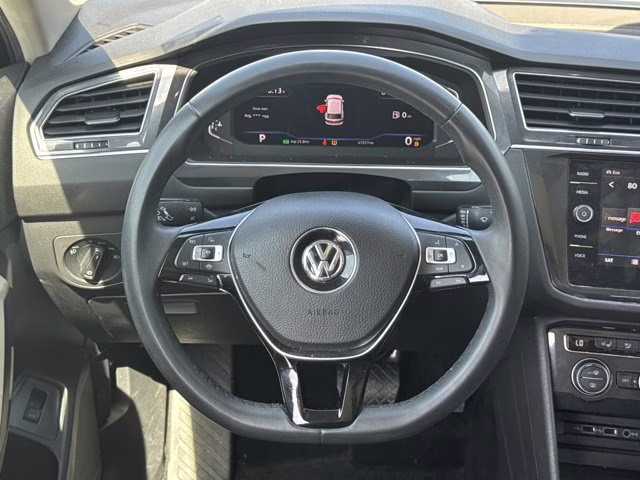 2020 Platinum Gray Metallic Volkswagen Tiguan SE R-Line Black AWD SUV