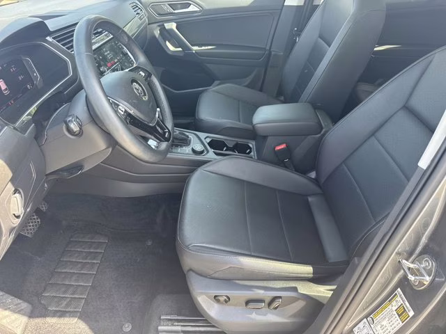 2020 Platinum Gray Metallic Volkswagen Tiguan SE R-Line Black AWD SUV