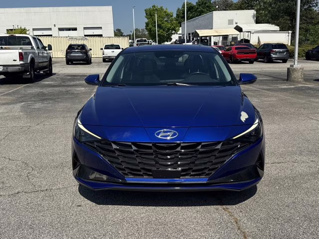2023 Intense Blue Hyundai Elantra Hybrid Limited FWD Sedan