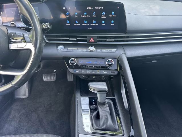 2023 Intense Blue Hyundai Elantra Hybrid Limited FWD Sedan