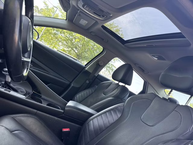 2023 Intense Blue Hyundai Elantra Hybrid Limited FWD Sedan