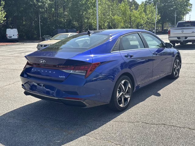 2023 Intense Blue Hyundai Elantra Hybrid Limited FWD Sedan