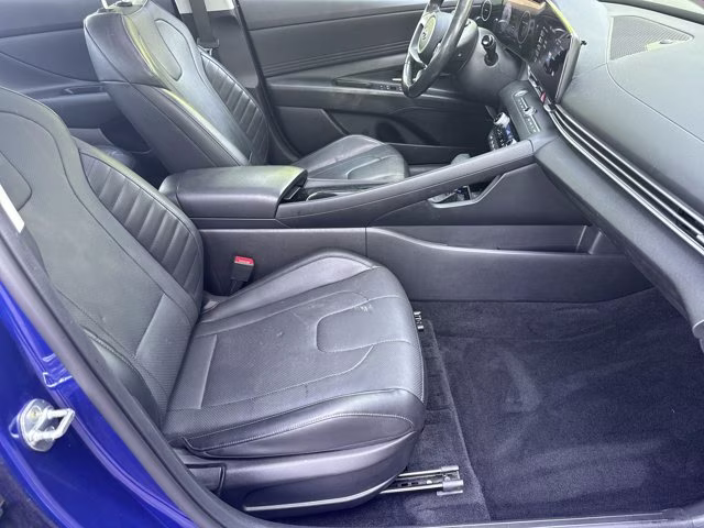 2023 Intense Blue Hyundai Elantra Hybrid Limited FWD Sedan