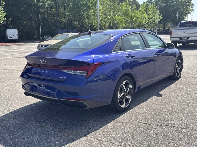 2023 Intense Blue Hyundai Elantra Hybrid Limited FWD Sedan